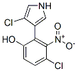 4-Chloro-2-(4-chloro-1H-pyrrol-3-yl)-3-nitrophenol CAS#: 15345-51-4