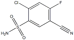 4-Chloro-2-fluoro-5-sulfonamidebenzonitrile CAS#: 27589-31-7