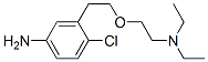 4-Chloro-3-[2-[2-(diethylamino)ethoxy]ethyl]aniline CAS#: 26064-92-6