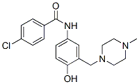 4-Chloro-4'-hydroxy-3'-[(4-methyl-1-piperazinyl)methyl]benzanilide CAS#: 17183-40-3