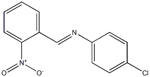 4-Chloro-N-(2-nitrobenzylidene)aniline CAS#: 17064-76-5