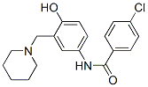4-Chloro-N-[4-hydroxy-3-[(piperidino)methyl]phenyl]benzamide CAS#: 17183-41-4