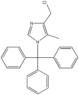 4-(Chloromethyl)-5-methyl-1-(triphenylmethyl)-1H-imidazole CAS#: 106147-85-7
