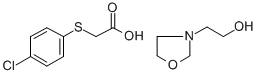 ((4-Chlorophenyl)thio)acetic acid 3-oxazolidineethanol (1:1) CAS#: 105892-13-5