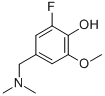 4-(DIMETHYLAMINOMETHYL)-6-FLUORO-2-METHOXYPHENOL CAS#: 103905-49-3