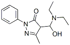4-[(Diethylamino)hydroxymethyl]-3,4-dihydro-5-methyl-2-phenyl-2H-pyrazol-3-one CAS#: 17364-42-0