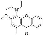 4-(Diethylamino)methyl-3-methoxy-9H-xanthen-9-one CAS#: 17854-58-9