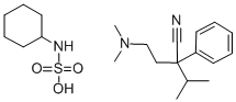 4-(Dimethylamino)-2-isopropyl-2-phenylvaleronitrile cyclamate CAS#: 100700-37-6