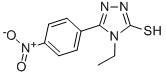 4-ETHYL-5-(4-NITRO-PHENYL)-4H-[1,2,4]TRIAZOLE-3-THIOL CAS#: 29527-36-4