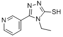 4-ETHYL-5-PYRIDIN-3-YL-4H-[1,2,4]TRIAZOLE-3-THIOL CAS#: 26131-68-0