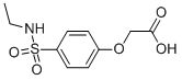 (4-ETHYLSULFAMOYL-PHENOXY)-ACETIC ACID CAS#: 29148-90-1