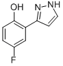 4-FLUORO-2-(1H-PYRAZOL-3-YL)PHENOL CAS#: 288401-64-9