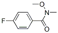 4-FLUORO-N-METHOXY-N-METHYLBENZAMIDE CAS#: 1163-54-8