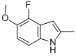 4-Fluoro-5-methoxy-2-methyl-1H-indole CAS#: 288385-93-3