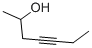 4-HEPTYN-2-OL CAS#: 19781-81-8