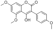 4-HYDROXY-5,7-DIMETHOXY-3-(4'-METHOXYPHENYL)COUMARIN CAS#: 14736-59-5