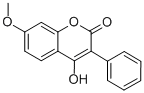 4-HYDROXY-7-METHOXY-3-PHENYLCOUMARIN  9& CAS#: 2555-24-0