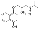 (+/-)-4-HYDROXYPROPRANOLOL, HYDROCHLORIDE CAS#: 10476-53-6