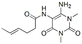 4-Hexenamide, N-(6-amino-1,2,3,4-tetrahydro-1,3-dimethyl-2,4-dioxo-5-pyrimidinyl)- CAS#: 100317-94-0