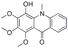 4-Hydroxy-1,2,3-trimethoxy-10-methyl-9(10H)-acridinone CAS#: 17014-63-0