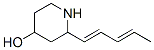 4-Hydroxy-2-(1,3-pentadienyl)piperidine CAS#: 104259-19-0