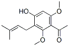 4'-Hydroxy-2',6'-dimethoxy-3'-(3-methyl-2-butenyl)acetophenone CAS#: 18780-96-6