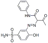 4-Hydroxy-3-[[2-oxo-1-(phenylcarbamoyl)propyl]azo]benzenesulfonamide CAS#: 21811-92-7