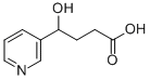 (-4-Hydroxy-4-(3-pyridyl)butanoic Acid CAS#: 15569-97-8