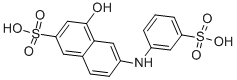 4-Hydroxy-6-(3-sulphoanilino)naphthalene-2-sulphonic acid CAS#: 25251-42-7