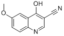 4-Hydroxy-6-methoxyquinoline-3-carbonitrile CAS#: 13669-61-9