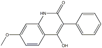 4-Hydroxy-7-Methoxy-3-phenylquinolin-2(1H)-one CAS#: 28563-22-6