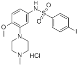 4-IODO-N-[4-METHOXY-3-(4-METHYL-1-PIPERAZINYL)PHENYL]BENZENESULFONAMIDE HYDROCHLORIDE CAS#: 209480-63-7