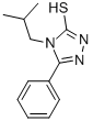 4-ISOBUTYL-5-PHENYL-4H-1,2,4-TRIAZOL-3-YLHYDROSULFIDE CAS#: 26029-10-7