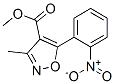 4-Isoxazolecarboxylicacid,3-methyl-5-(o-nitrophenyl)-,methylester(8CI) CAS#: 24290-22-0