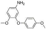 4-METHOXY-3-(4-METHOXYPHENOXY)ANILINE CAS#: 14064-97-2