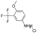 4-METHOXY-3-(TRIFLUOROMETHYL)ANILINE HYDROCHLORIDE CAS#: 104044-32-8