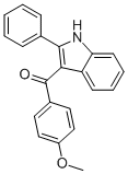(4-METHOXYPHENYL)(2-PHENYL-1H-INDOL-3-YL)METHANONE CAS#: 103056-99-1