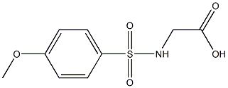 {[(4-METHOXYPHENYL)SULFONYL]AMINO}ACETIC ACID CAS#: 13029-74-8