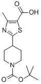 4-METHYL-2-[1-(TERT-BUTOXYCARBONYL)PIPERID-4-YL]-1,3-THIAZOLE-5-CARBOXYLIC ACID CAS#: 216955-61-2