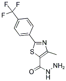 4-METHYL-2-[4-(TRIFLUOROMETHYL)PHENYL]-1,3-THIAZOLE-5-CARBOHYDRAZIDE CAS#: 263387-25-3