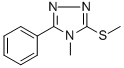 4-METHYL-3-(METHYLTHIO)-5-PHENYL-4H-1,2,4-TRIAZOLE CAS#: 25812-76-4