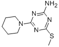 4-(METHYLTHIO)-6-PIPERIDINO-1,3,5-TRIAZIN-2-AMINE CAS#: 101071-66-3