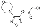 4-MORPHOLIN-4-YL-1,2,5-THIADIAZOL-3-YL CHLOROACETATE CAS#: 110638-01-2
