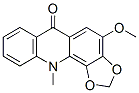 4-Methoxy-11-methyl-1,3-dioxolo[4,5-c]acridin-6(11H)-one CAS#: 14482-04-3