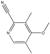 4-Methoxy-3,5-diMethylpicolinonitrile CAS#: 104916-41-8