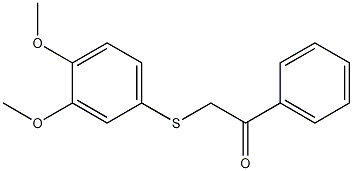 4-Methoxy-alpha-[(3-Methoxyphenyl)thio]Acetophenone CAS#: 101169-28-2
