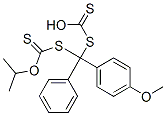 [(4-Methoxyphenyl)phenylmethylenebis(thio)]bis[thioformic acid O-isopropyl] ester CAS#: 26416-50-2