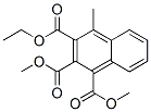 4-Methyl-1,2,3-naphthalenetricarboxylic acid 3-ethyl 1,2-dimethyl ester CAS#: 19715-40-3