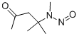 4-Methyl-4-(methylnitrosoamino)-2-pentanone CAS#: 16339-21-2