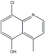 4-Methyl-5-hydroxy-8-chloroquinoline CAS#: 16026-78-1
